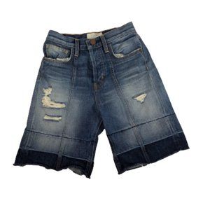 Current Elliott Shorts Zephyr Destroy Wide Hem Women's Size 24